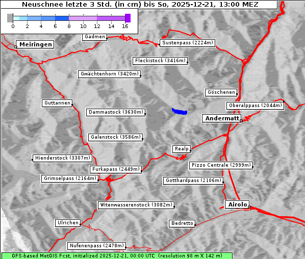 Neuschnee, 21. 12. 2025