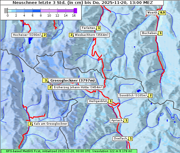 Neuschnee, 20. 11. 2025