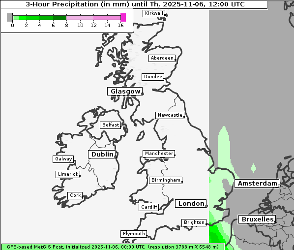 Niederschlag, 6. 11. 2025