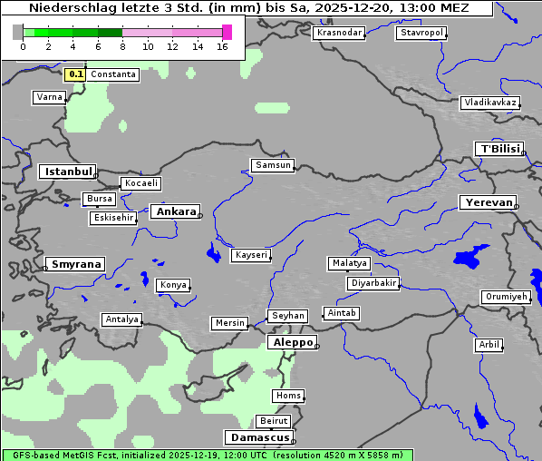 Niederschlag, 20. 12. 2025