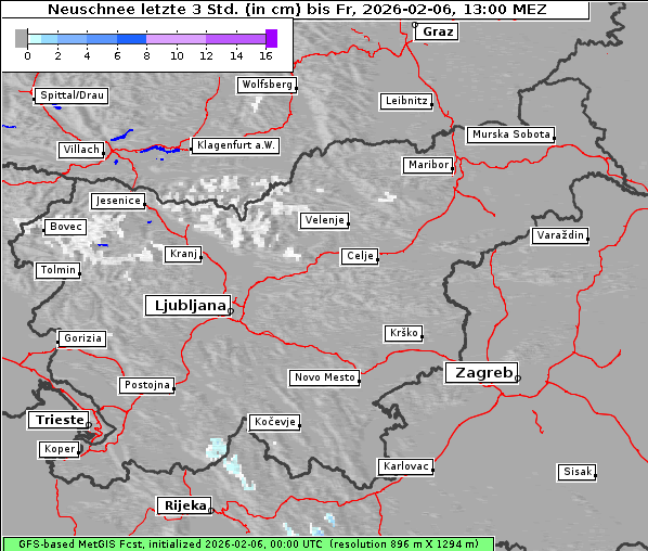Neuschnee, 6. 2. 2026