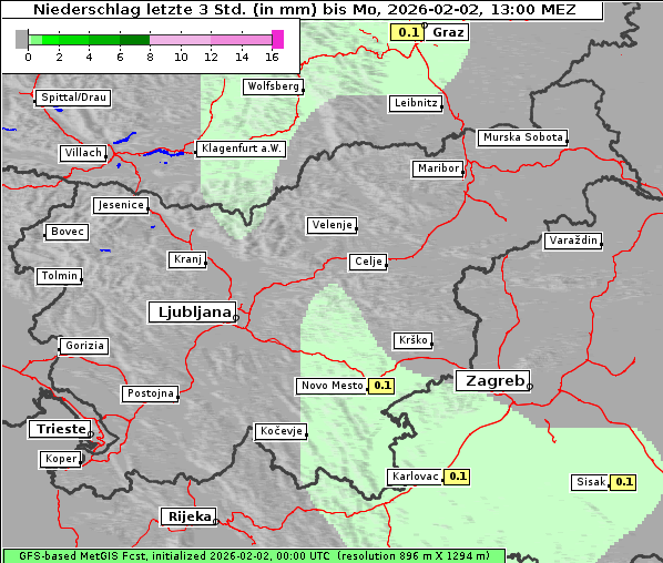Niederschlag, 2. 2. 2026