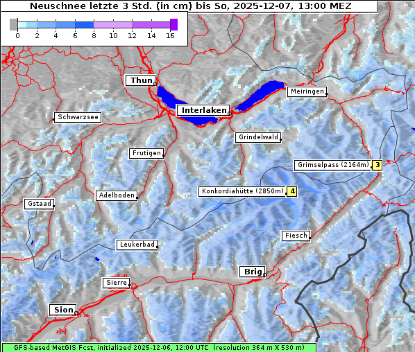 Neuschnee, 7. 12. 2025