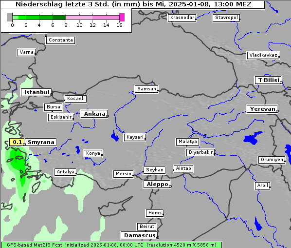 Niederschlag, 8. 1. 2025