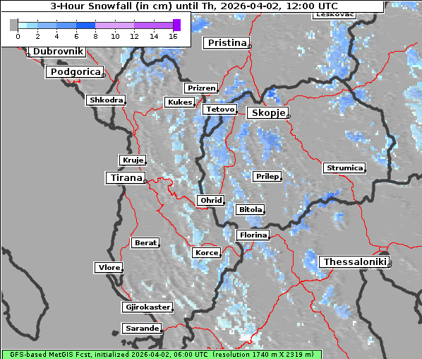 Neuschnee, 2. 4. 2026