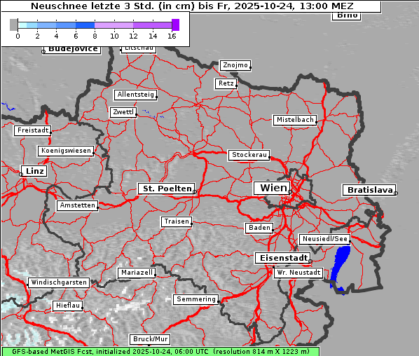 Neuschnee, 24. 10. 2025