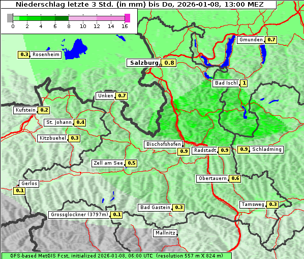 Niederschlag, 8. 1. 2026