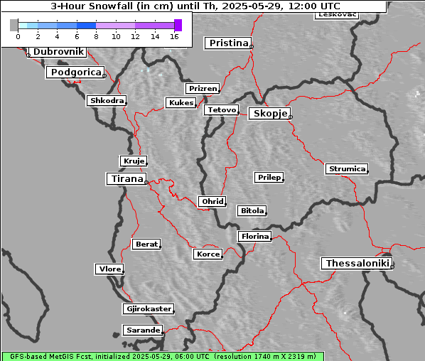 Neuschnee, 29. 5. 2025