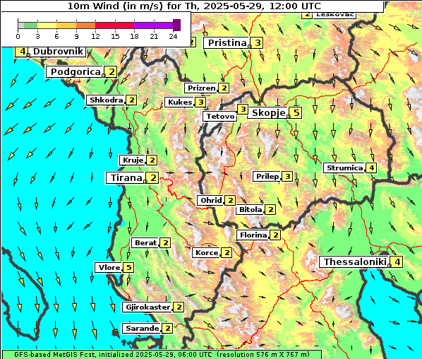 Wind, 29. 5. 2025