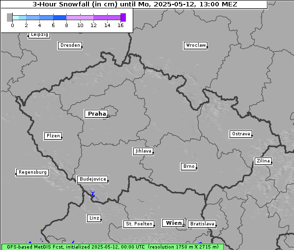 Neuschnee, 12. 5. 2025