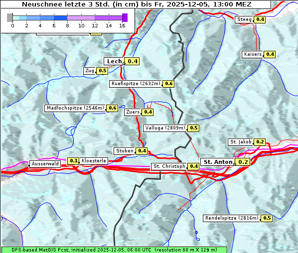 Neuschnee, 5. 12. 2025