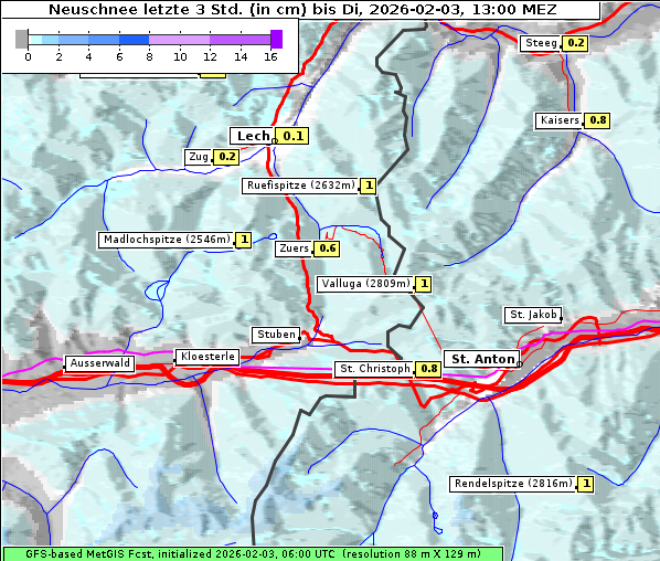 Neuschnee, 3. 2. 2026