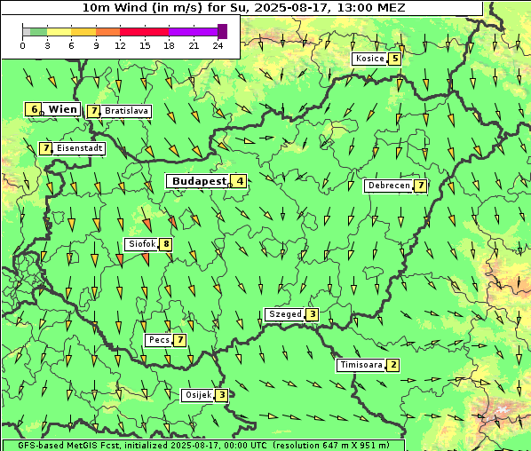 Wind, 17. 8. 2025
