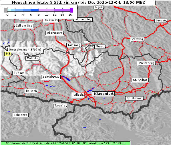 Neuschnee, 4. 12. 2025