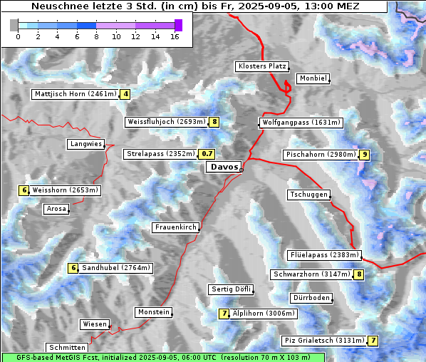 Neuschnee, 5. 9. 2025