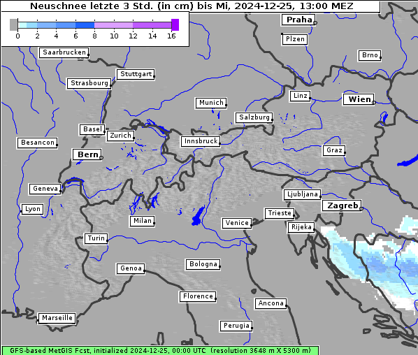 Neuschnee, 25. 12. 2024