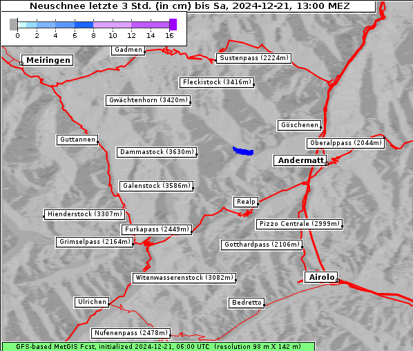 Neuschnee, 21. 12. 2024