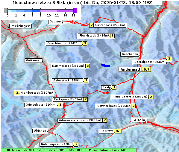 Neuschnee, 23. 1. 2025