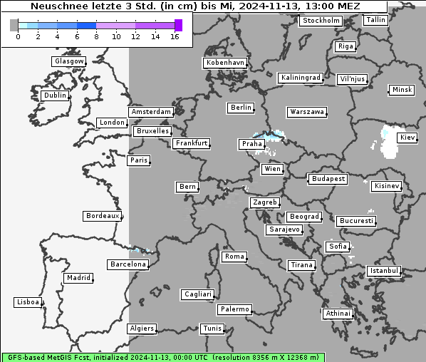 Neuschnee, 13. 11. 2024