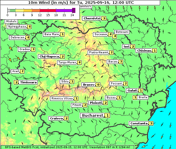 Wind, 16. 9. 2025