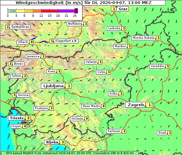 Wind, 7. 4. 2026