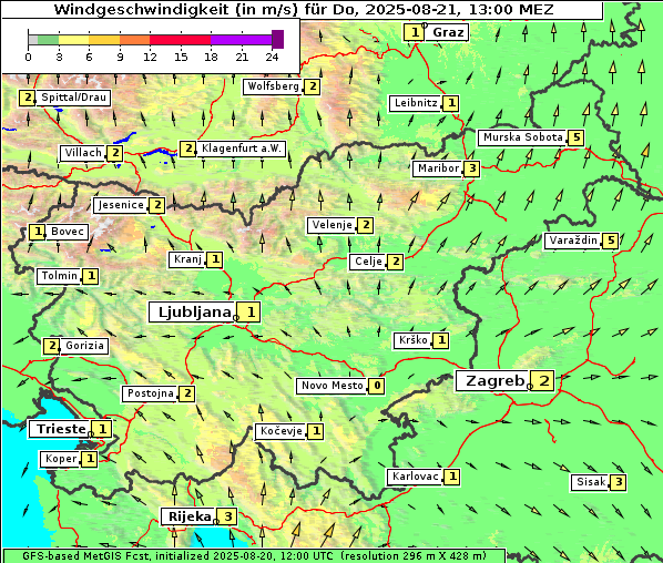 Wind, 21. 8. 2025
