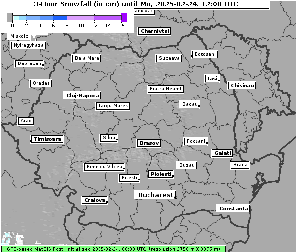 Neuschnee, 24. 2. 2025