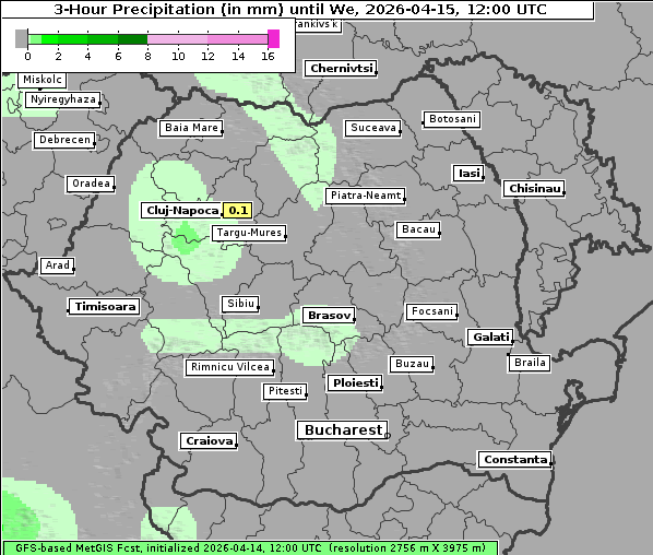 Niederschlag, 15. 4. 2026