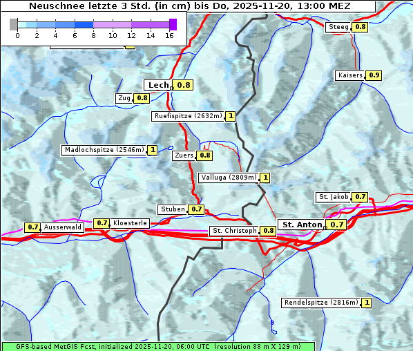 Neuschnee, 20. 11. 2025
