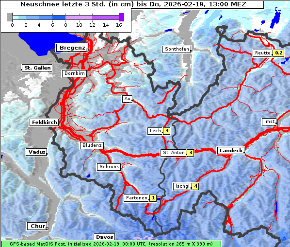 Neuschnee, 19. 2. 2026