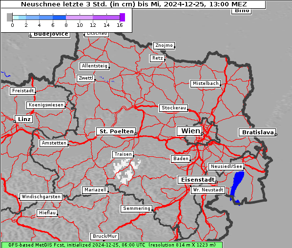 Neuschnee, 25. 12. 2024