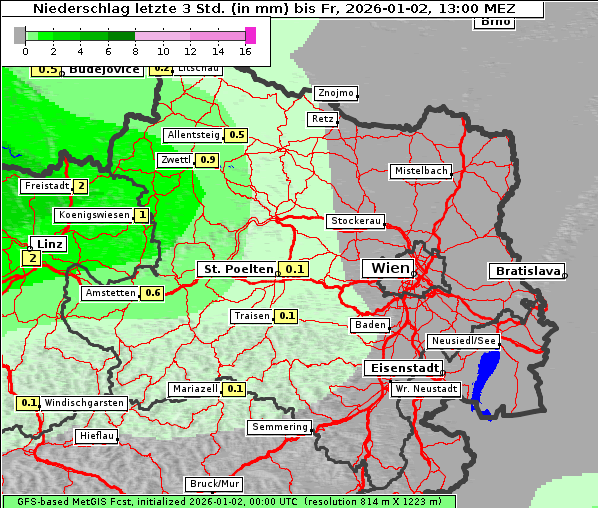 Niederschlag, 2. 1. 2026
