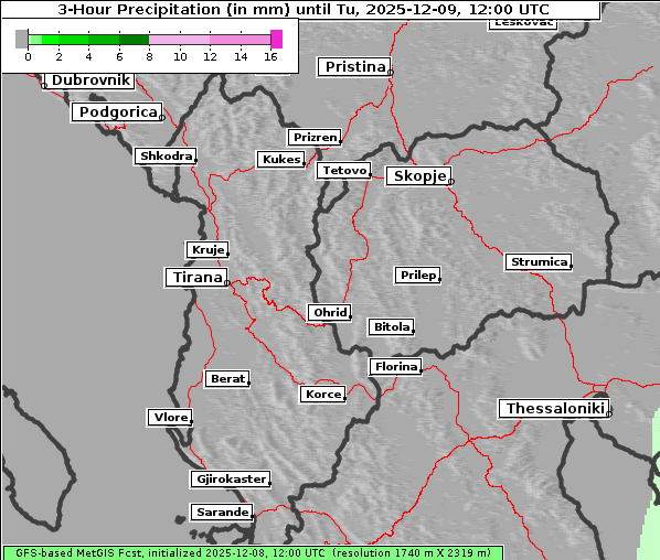 Niederschlag, 9. 12. 2025