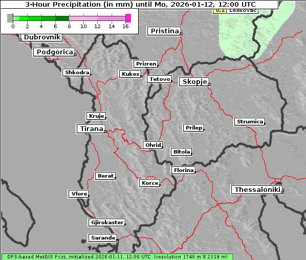 Niederschlag, 12. 1. 2026