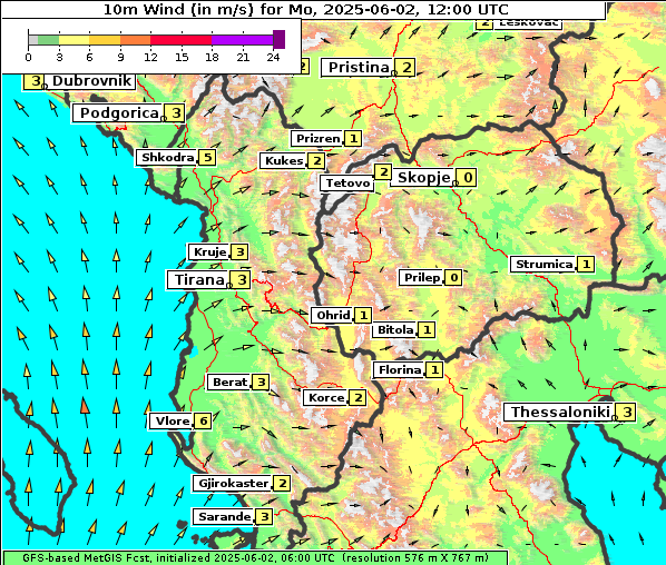 Wind, 2. 6. 2025
