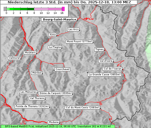 Niederschlag, 18. 12. 2025
