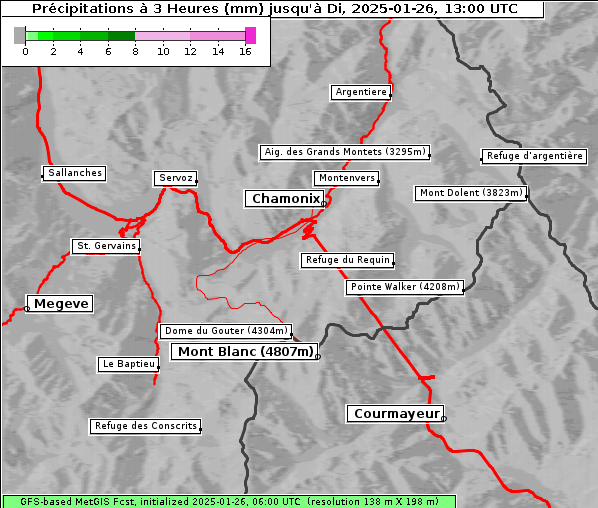 Niederschlag, 26. 1. 2025