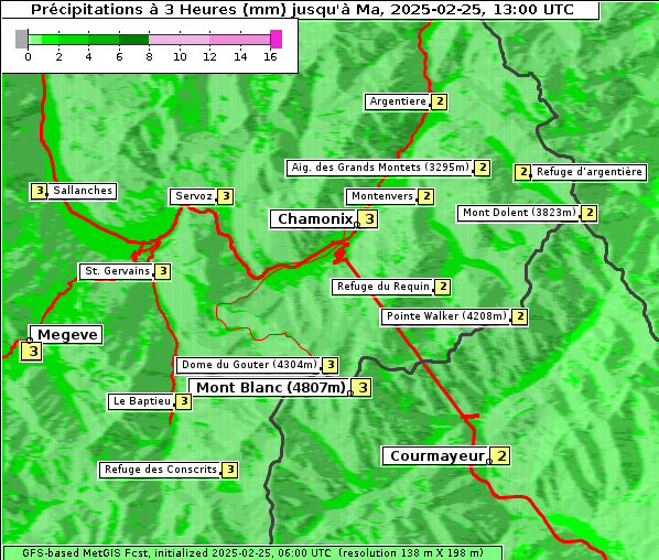 Niederschlag, 25. 2. 2025