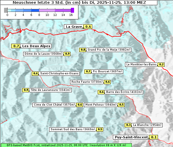Neuschnee, 25. 11. 2025