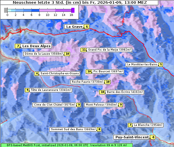 Neuschnee, 9. 1. 2026