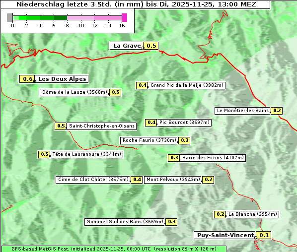 Niederschlag, 25. 11. 2025