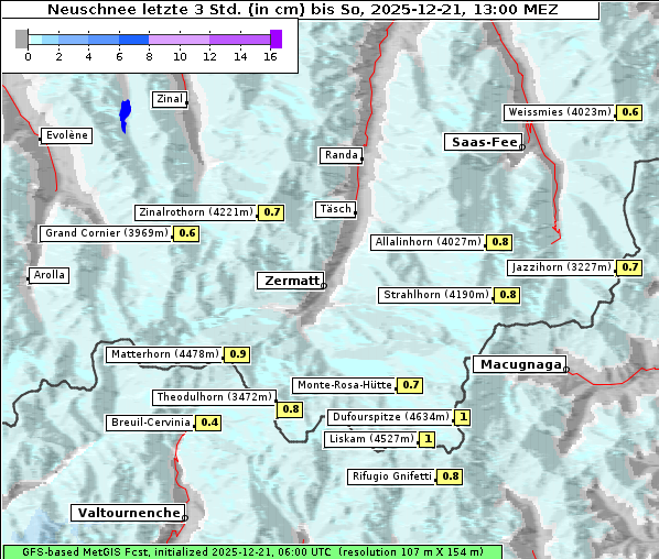 Neuschnee, 21. 12. 2025