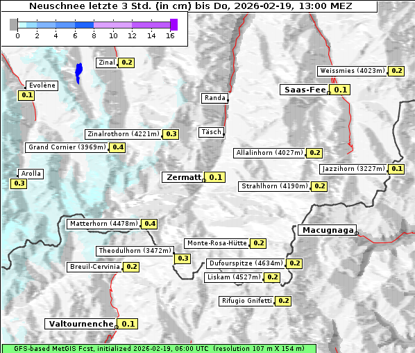 Neuschnee, 19. 2. 2026