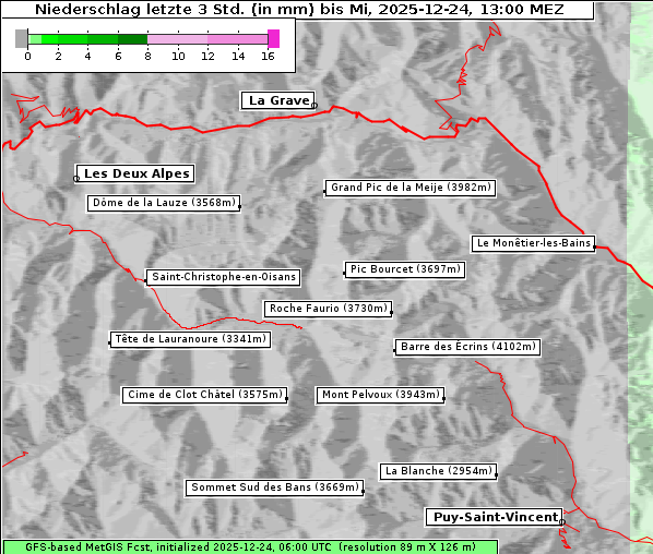 Niederschlag, 24. 12. 2025