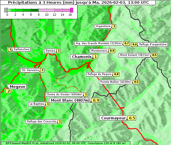 Niederschlag, 3. 2. 2026