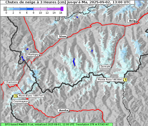 Neuschnee, 2. 9. 2025