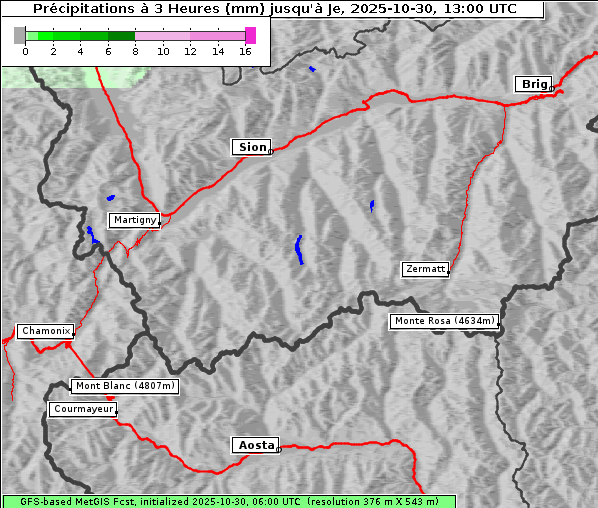 Niederschlag, 30. 10. 2025