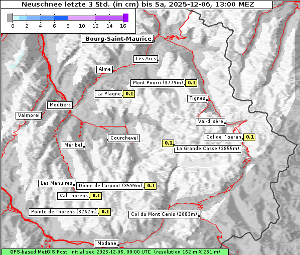 Neuschnee, 6. 12. 2025