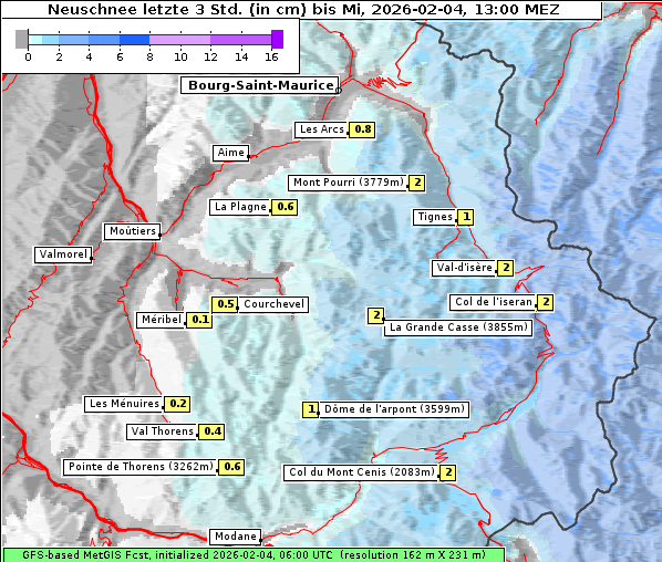 Neuschnee, 4. 2. 2026
