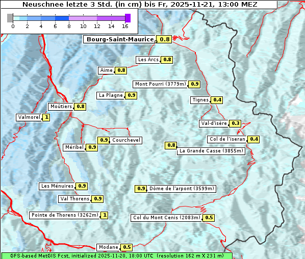 Neuschnee, 21. 11. 2025